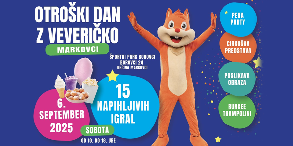 Otroški dan z veveričko Otroški dan z veveričko